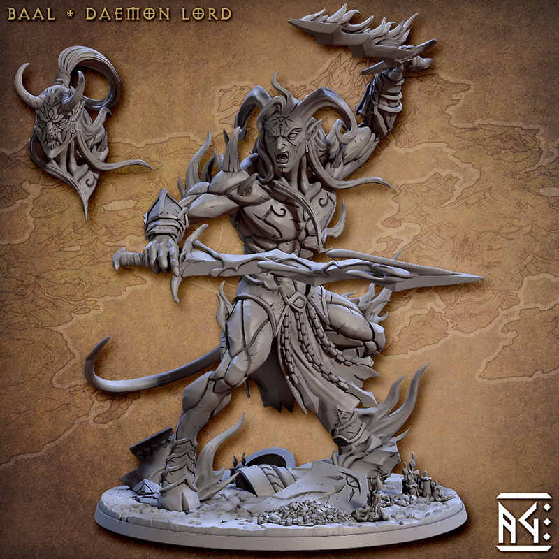 Baal Daemon 3D-printed model