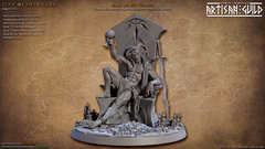 Baal On Throne 3D-printed model