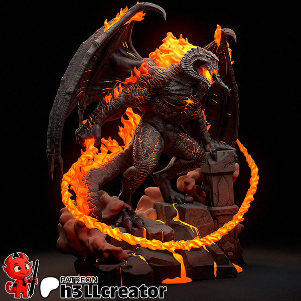 Balrog Bust 3D-printed model