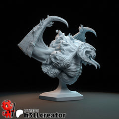 Balrog Bust 3D-printed model
