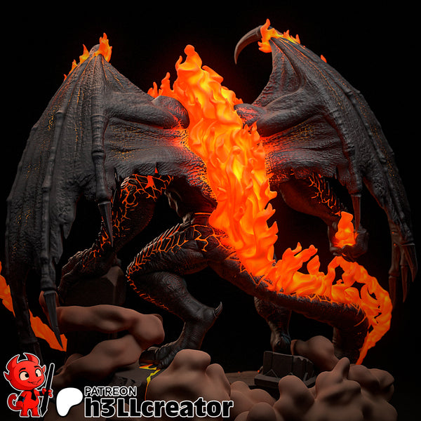 Balrog Bust 3D-printed model