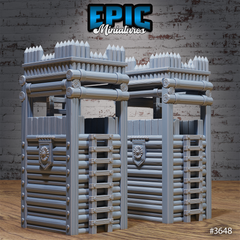 Bandit Camp Fortification Set - The Printable Dragon