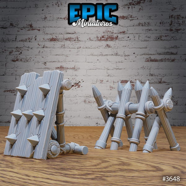 Bandit Camp Fortification Set - The Printable Dragon