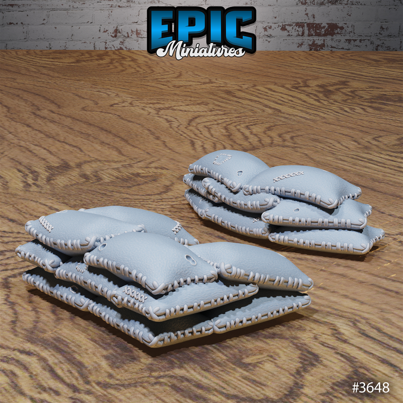 Bandit Camp Fortification Set 3D-printed model