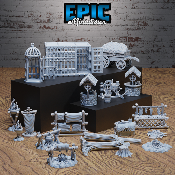 Bandit Camp Scatter 3D-printed model