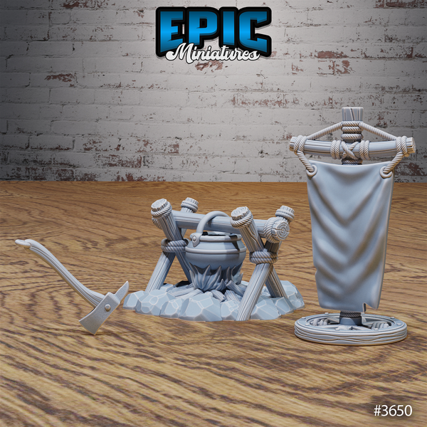 Bandit Camp Scatter 3D-printed model