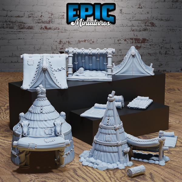 Bandit Camp Tents 3D-printed model