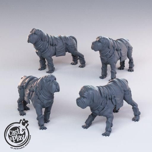 Bandit Mastiffs 3D-printed model