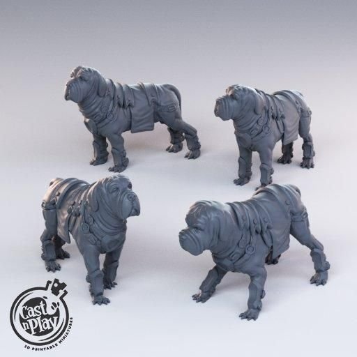 Bandit Mastiffs 3D-printed model