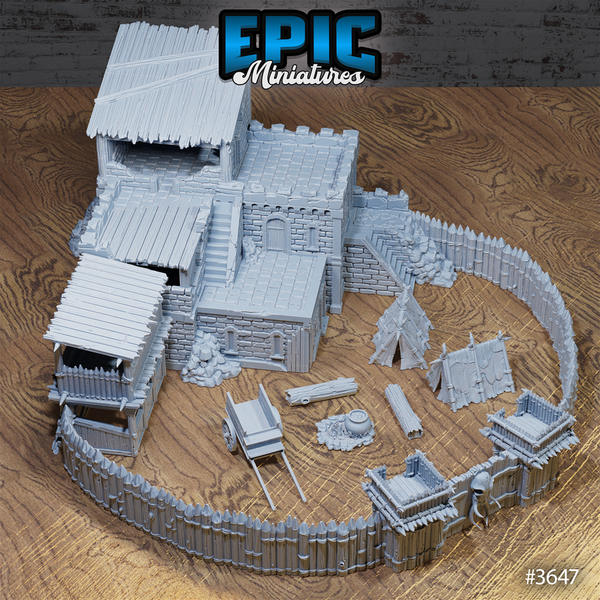 Bandit Stronghold 3D-printed model