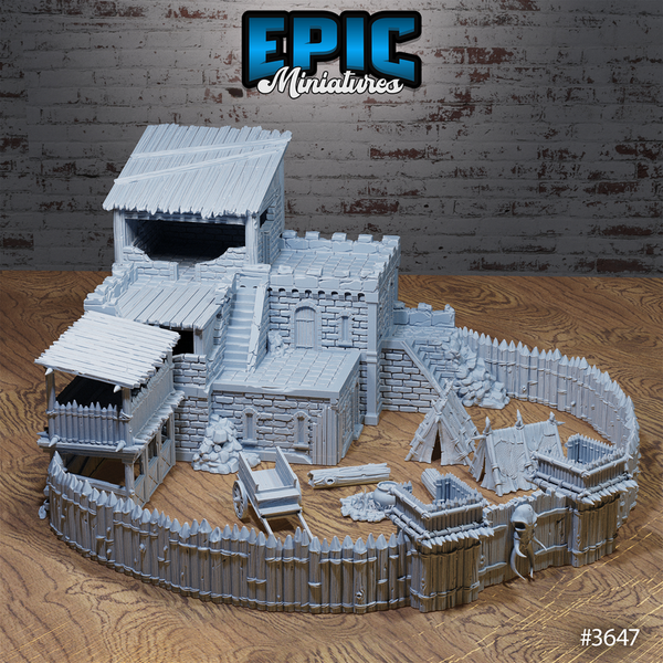 Bandit Stronghold 3D-printed model