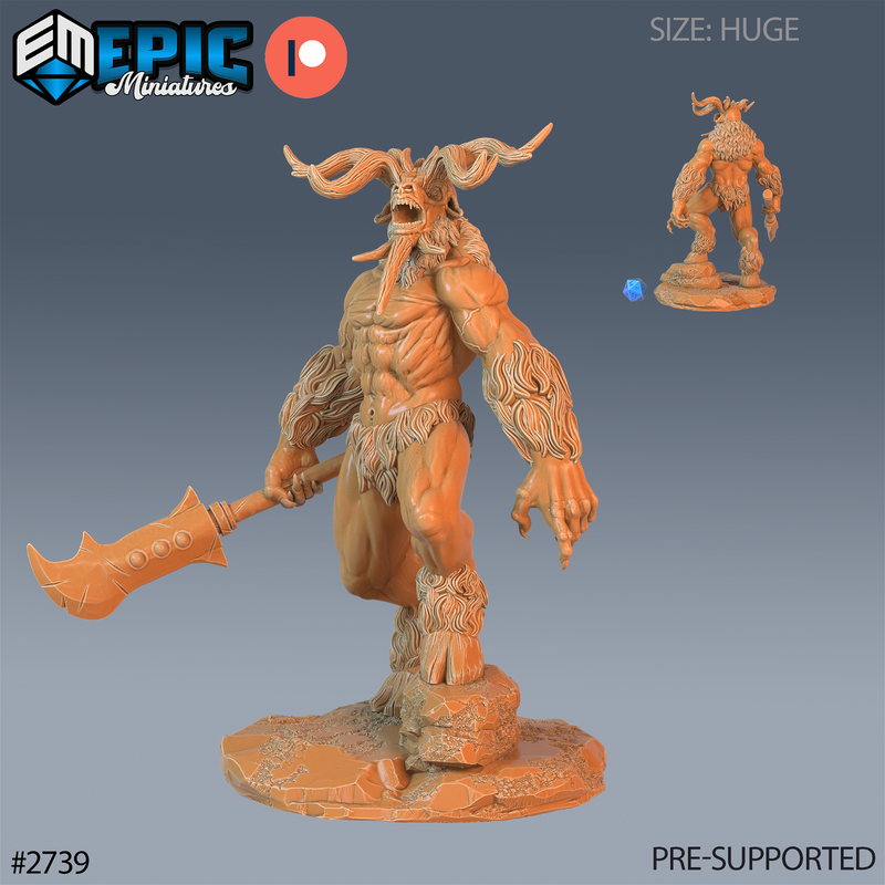 Baphomet 3D-printed model