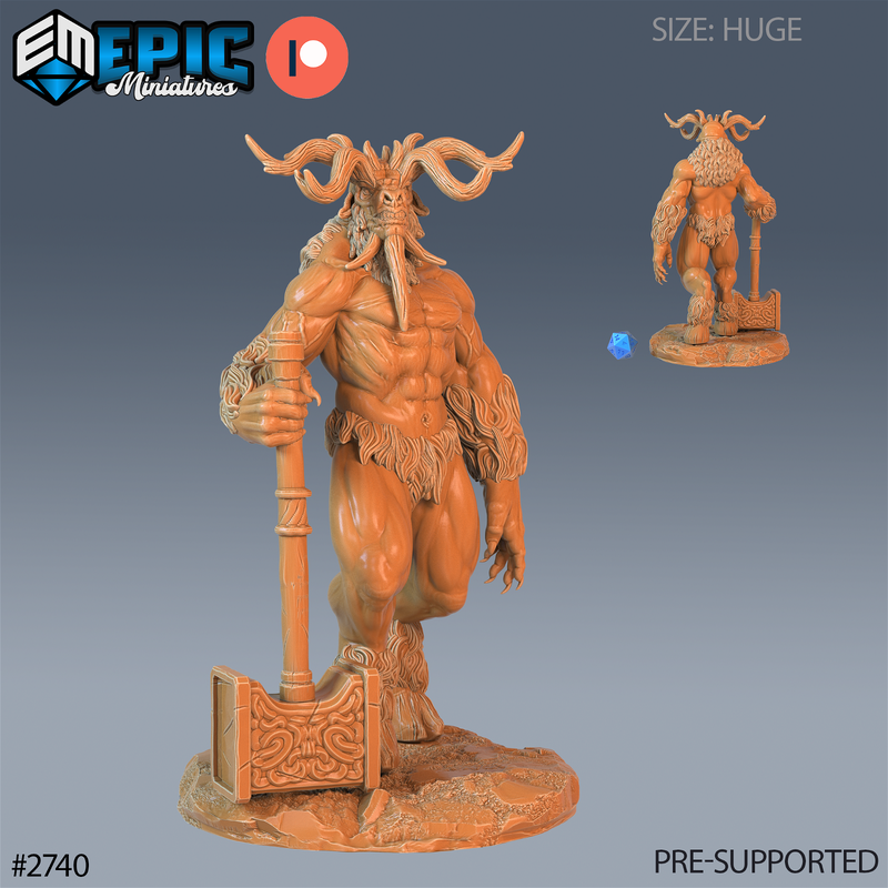 Baphomet 3D-printed model
