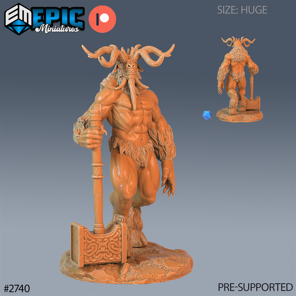 Baphomet 3D-printed model