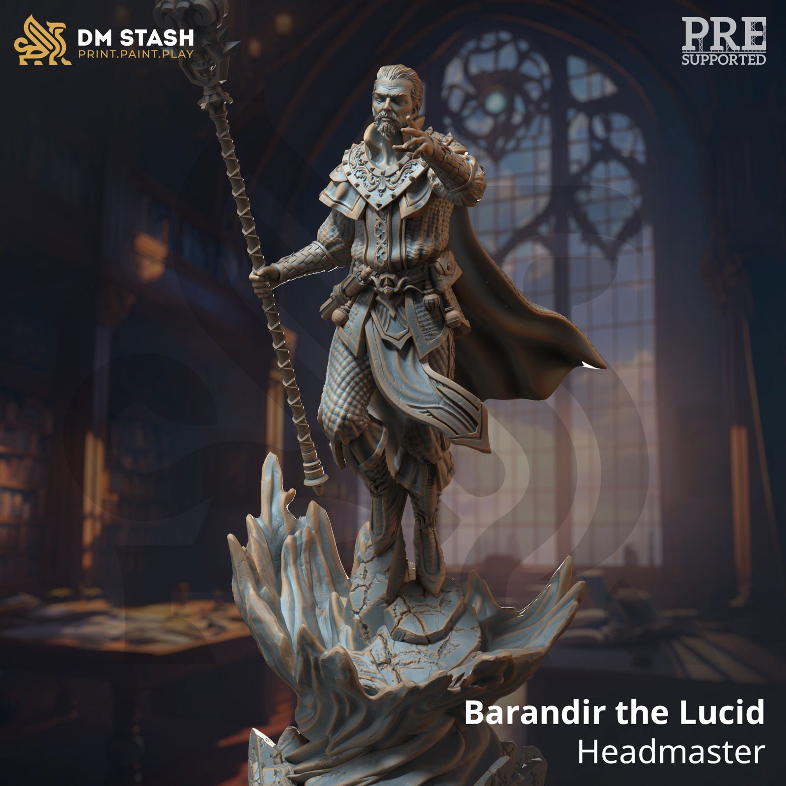 Barandir the Lucid - The Printable Dragon