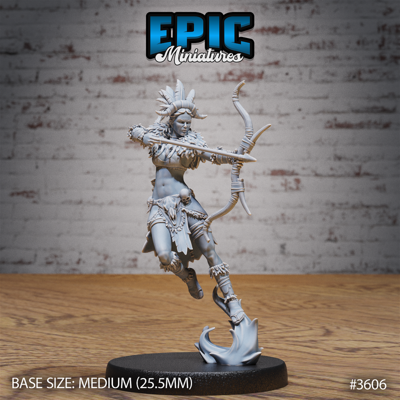 Barbarian Tribe Female 3D-printed model