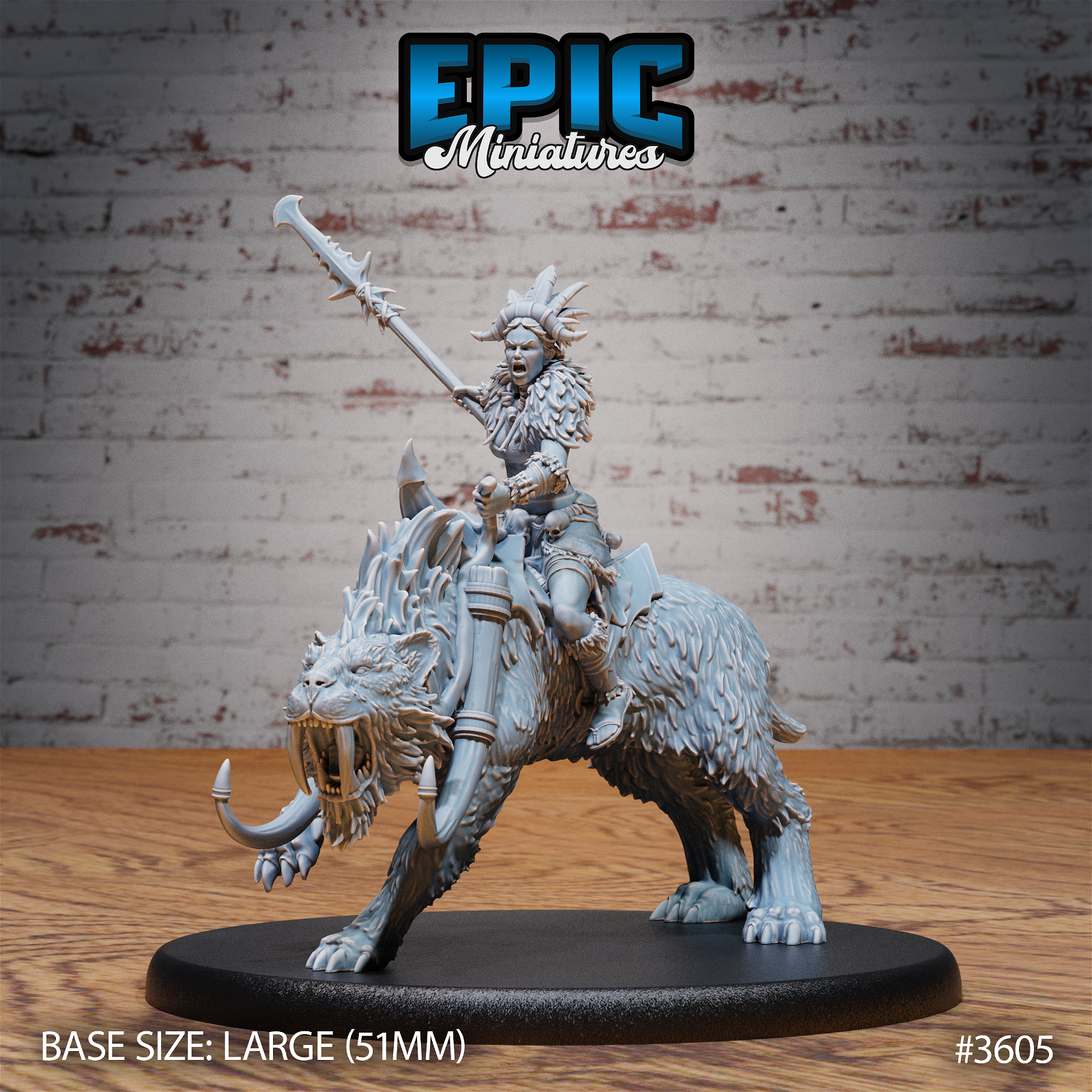 Barbarian Tribe Female - The Printable Dragon