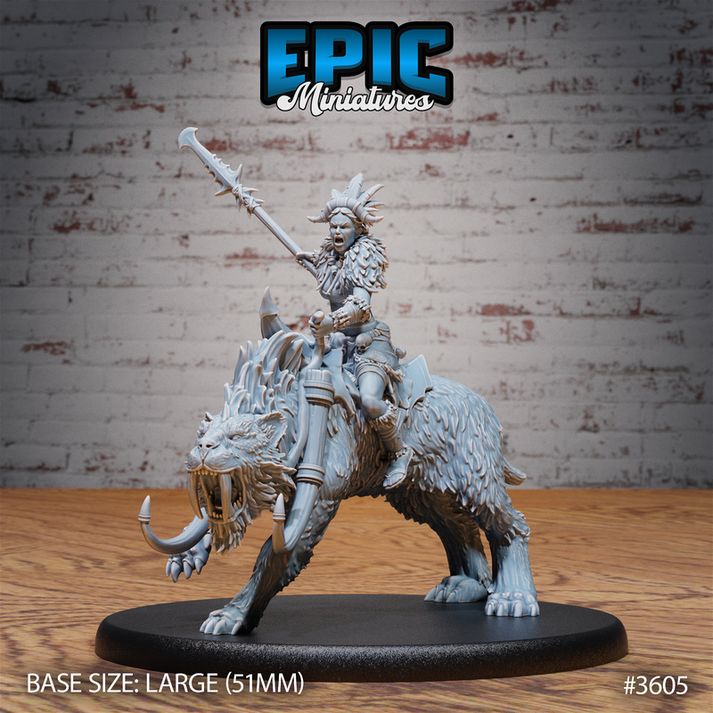 Barbarian Tribe Female 3D-printed model