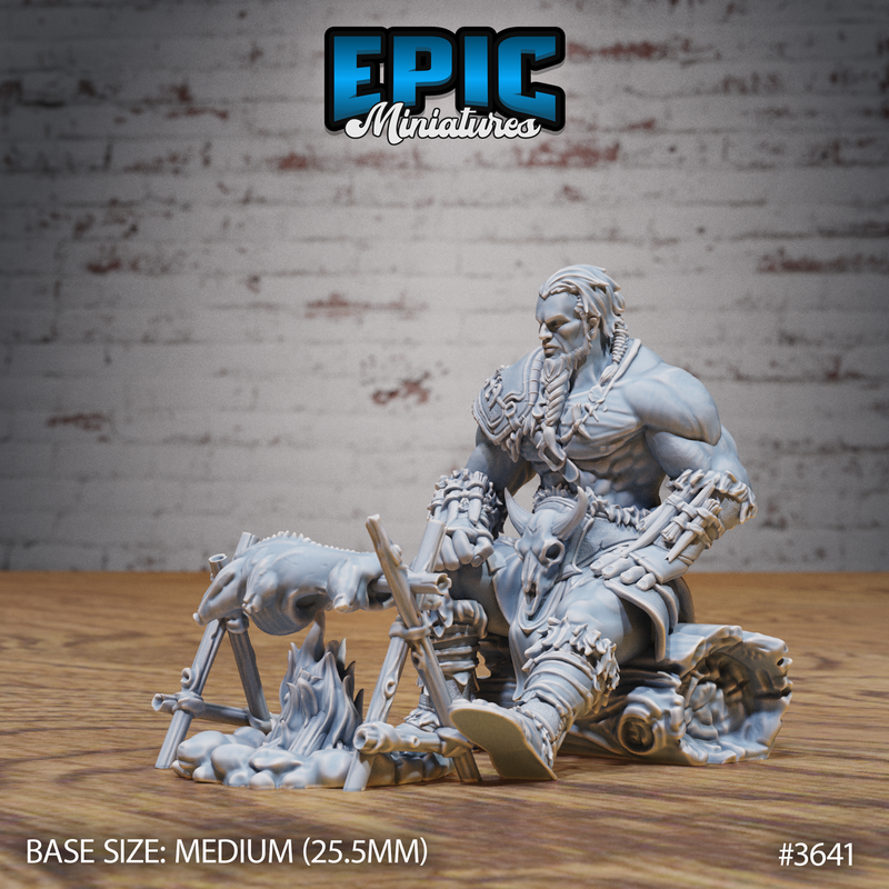 Barbarian Tribe Male 3D-printed model