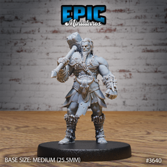 Barbarian Tribe Male - The Printable Dragon