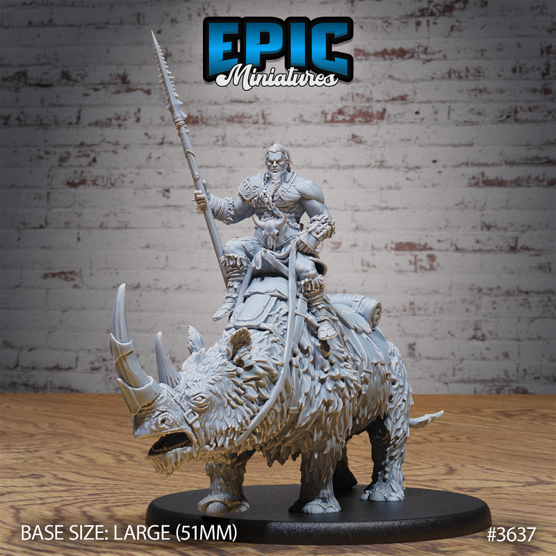 Barbarian Tribe Male 3D-printed model