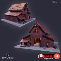 Barn 3D-printed model
