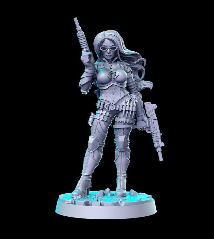 Baroness 3D-printed model