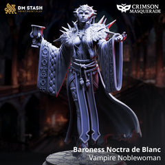 Baroness Noctra de Blanc - Vampire Noblewoman - Masked