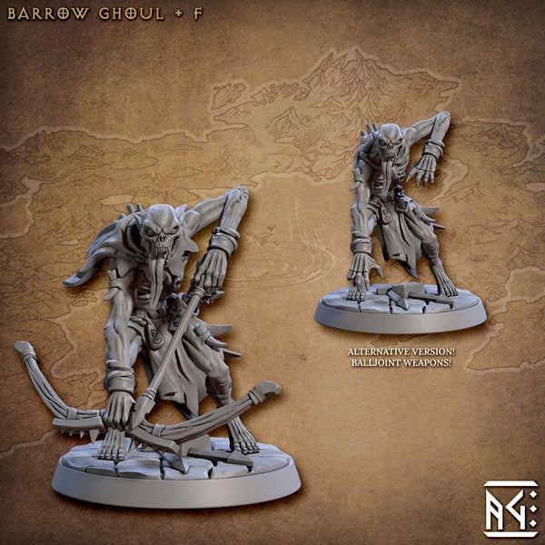 Barrow Ghoul - The Printable Dragon