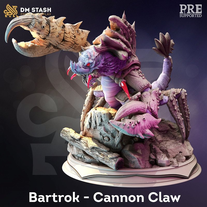 Bartrok 3D-printed model