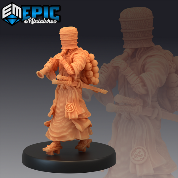 Basket Monk 3D-printed model