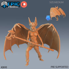 Bat Succubus - The Printable Dragon