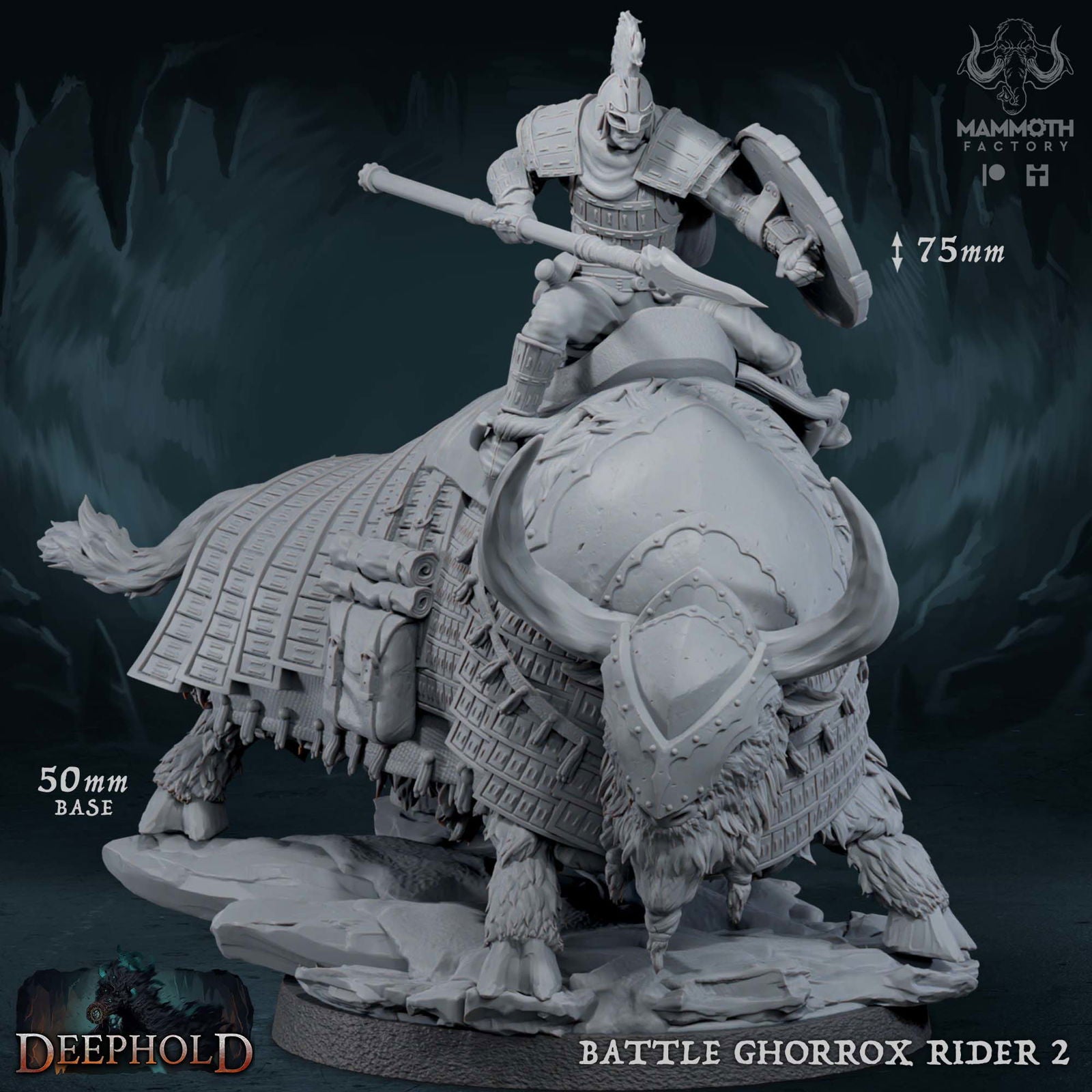 Battle Ghorrox & Rider - The Printable Dragon