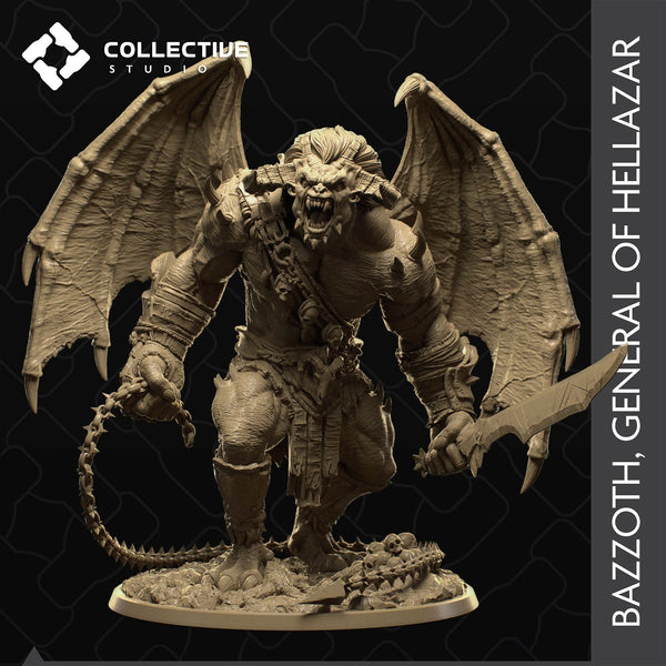 Bazzoth, General Of Hellazar - The Printable Dragon
