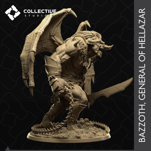 Bazzoth, General Of Hellazar - The Printable Dragon