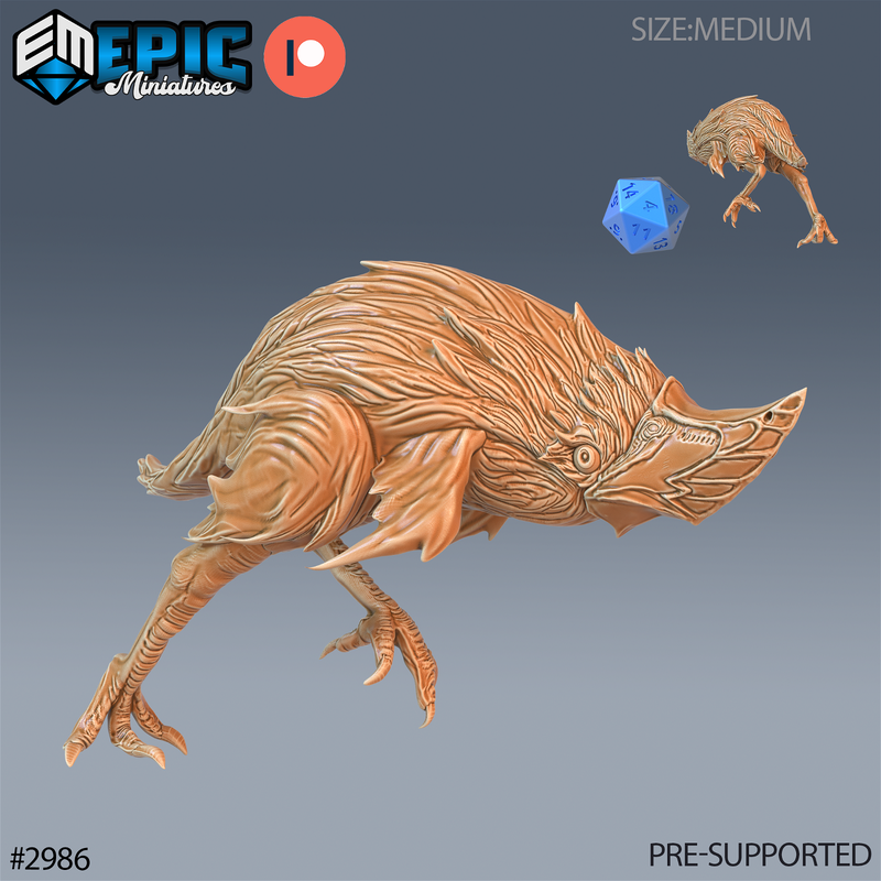 Beak Runner 3D-printed model