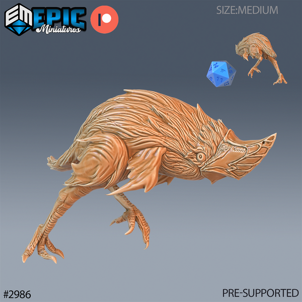 Beak Runner 3D-printed model