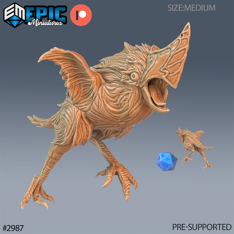 Beak Runner 3D-printed model