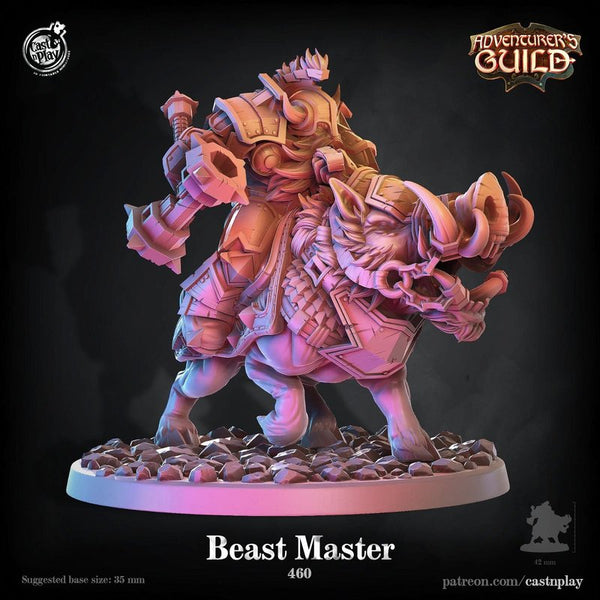 Beast Master 3D-printed model
