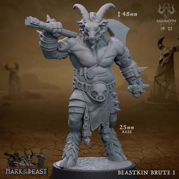 Beastkin Brute 3D-printed model
