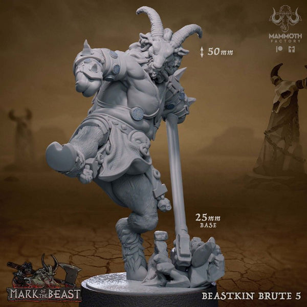 Beastkin Brute 3D-printed model