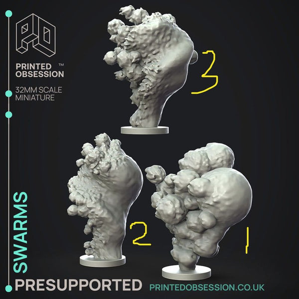 Bee Swarms 3D-printed model