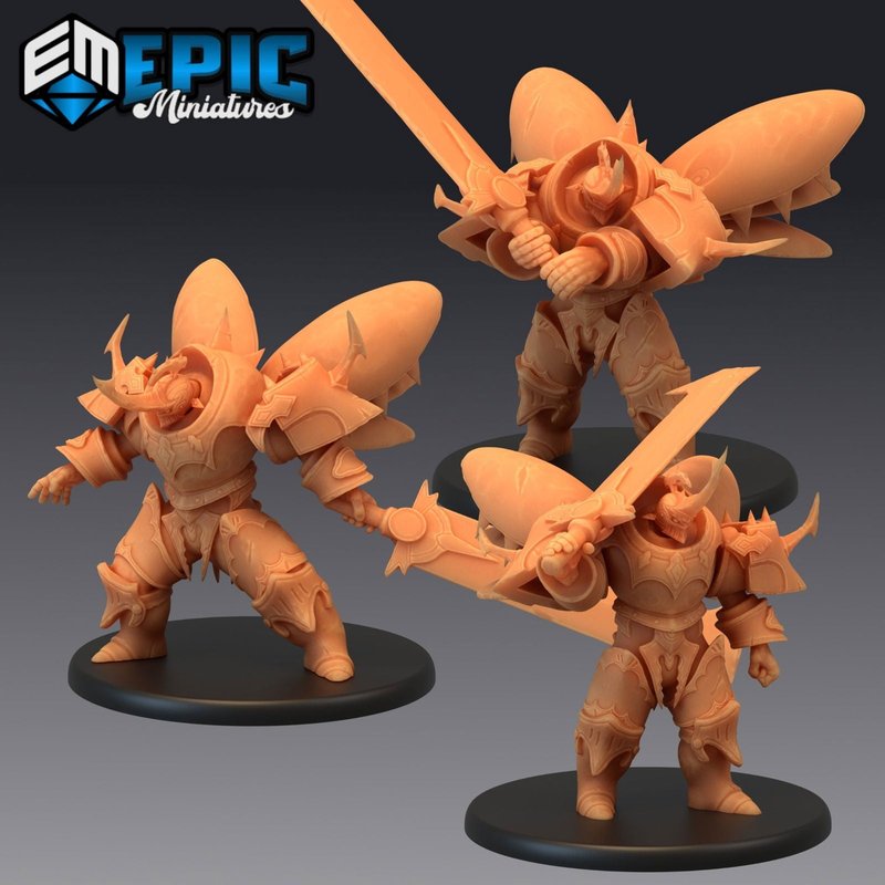 Beetle Knight 3D-printed model