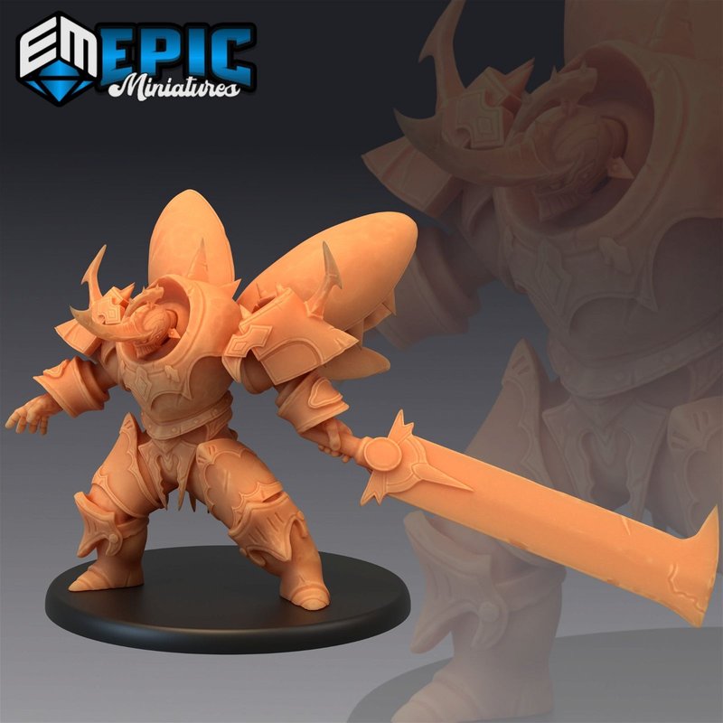 Beetle Knight 3D-printed model
