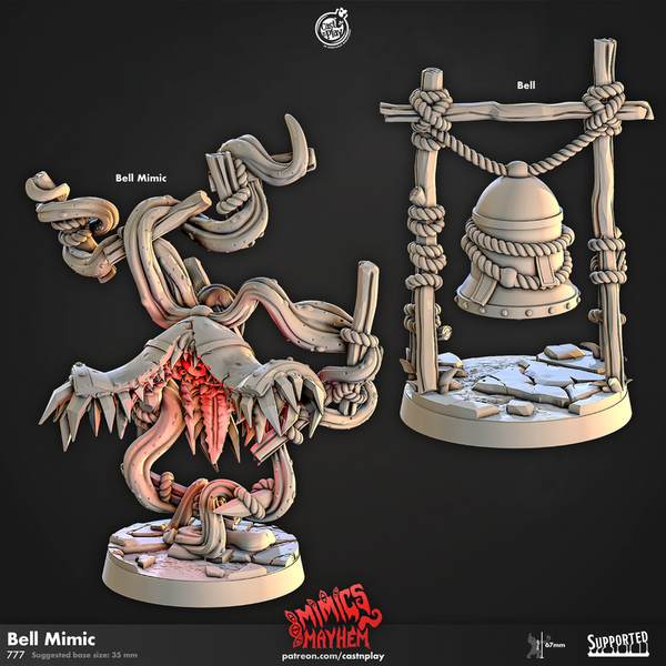 Bell Mimic 3D-printed model