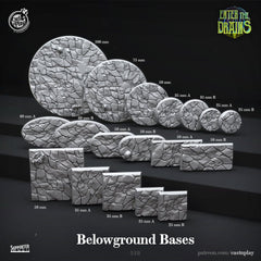 Below Ground Bases - The Printable Dragon