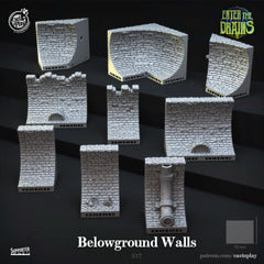 Below Ground Walls - The Printable Dragon