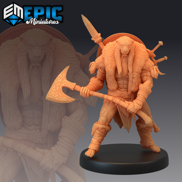 Berseker 3D-printed model