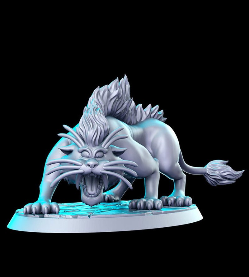Big Cat DQ 3D-printed model