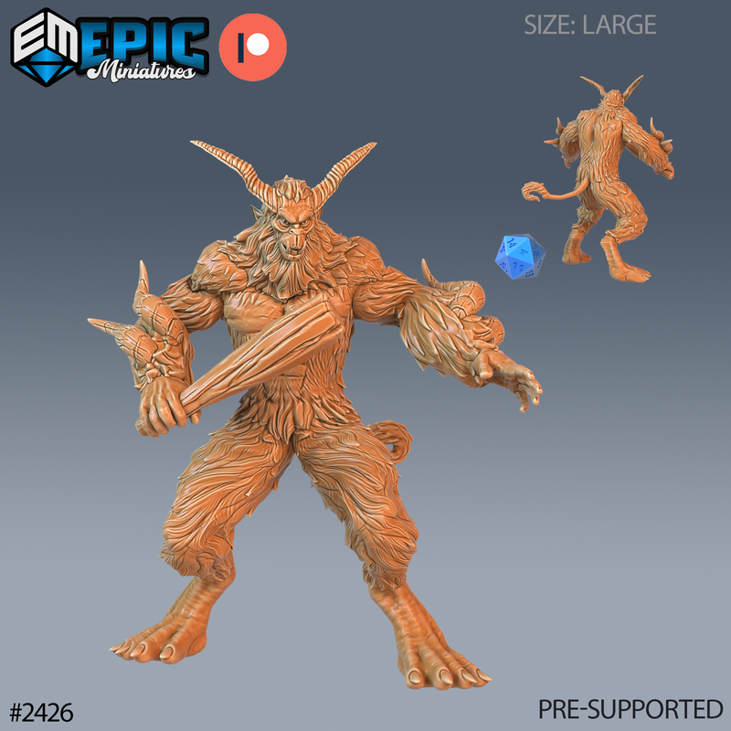 Big Foot Yeti 3D-printed model